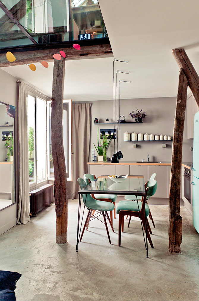 Дом архитекторов на чердаке в Париже