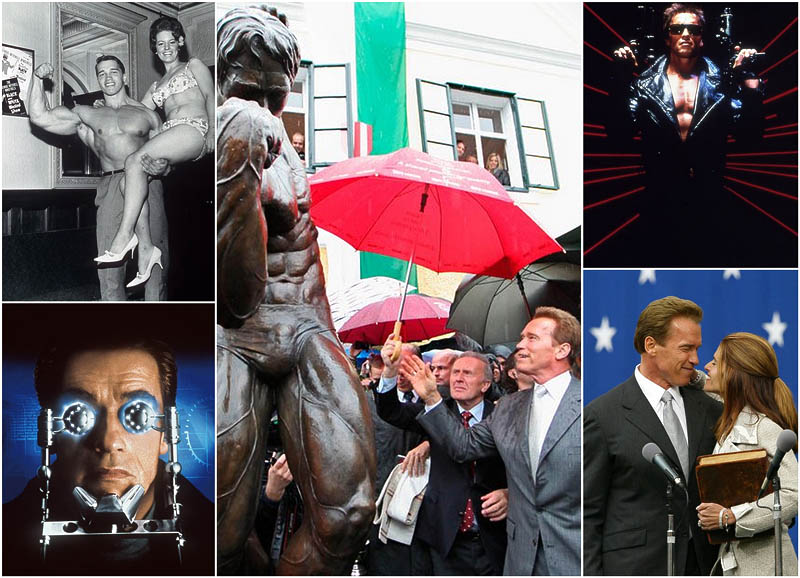 Карьера Арнольда Шварценеггера в фотографиях