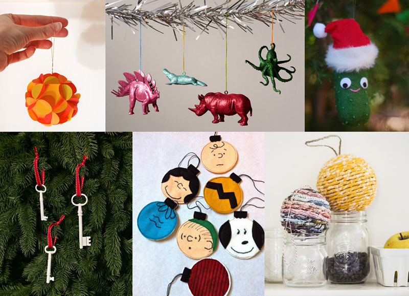 Елочные украшения своими руками