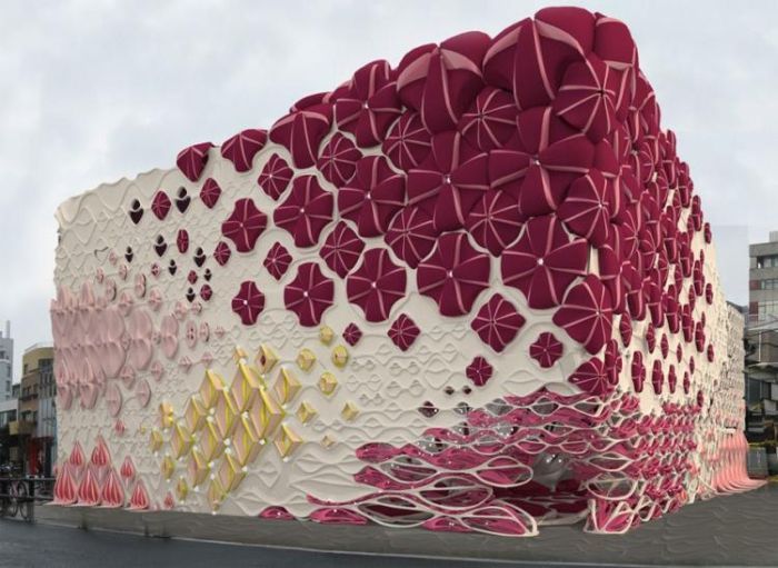 Необычный дизайн ночного клуба в Японии