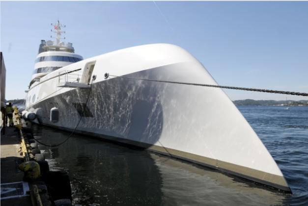 Футуристическая яхта Мельниченко за 300 миллионов долларов 
