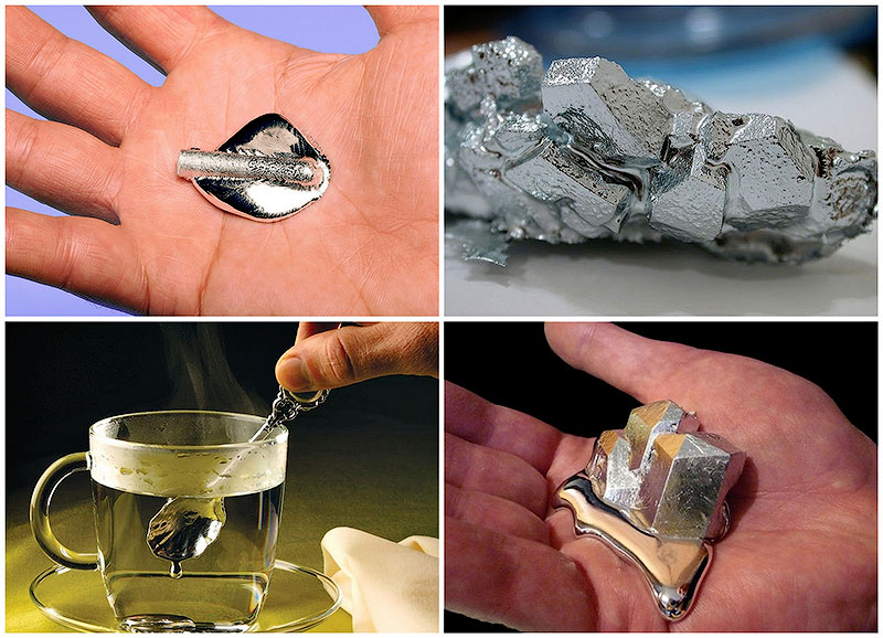 Галлий – редкий метал, который тает в руках