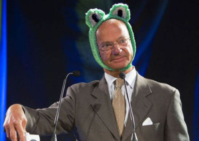 Забавные шляпы для шведского короля