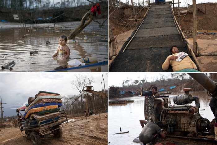 Незаконная добыча золота в Перу