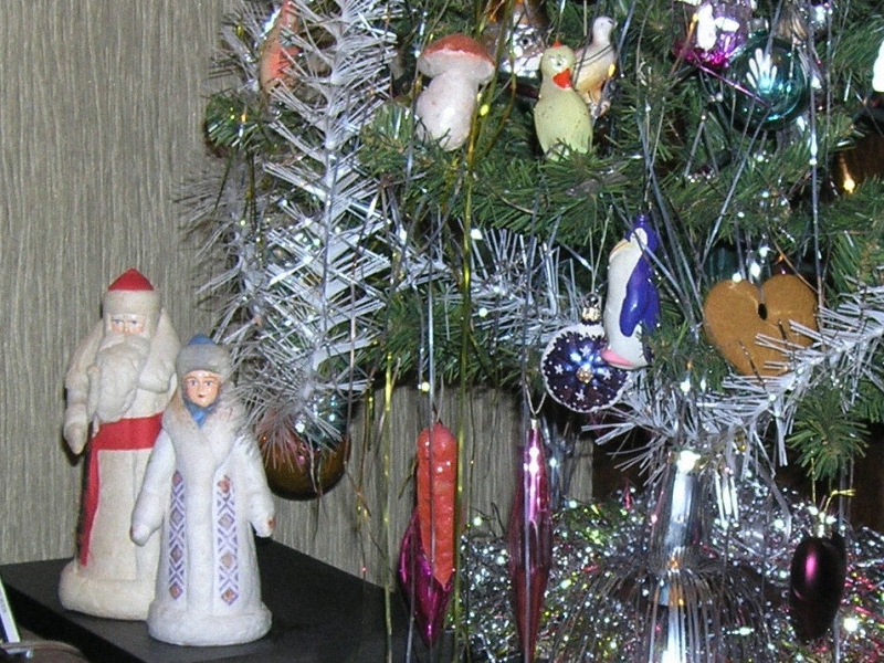 Старинные елочные игрушки