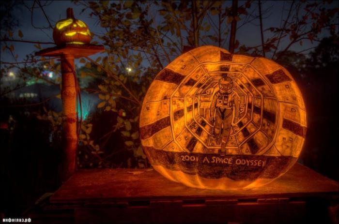 Выставка шедевральных фонарей из тыквы