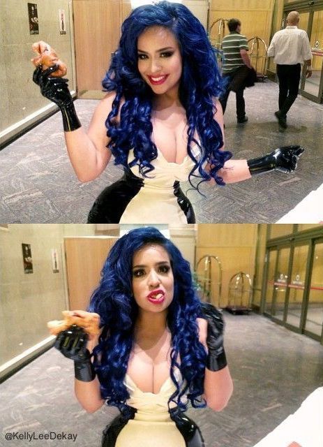 Красотка обладающая одной из самых тонких талий в мире