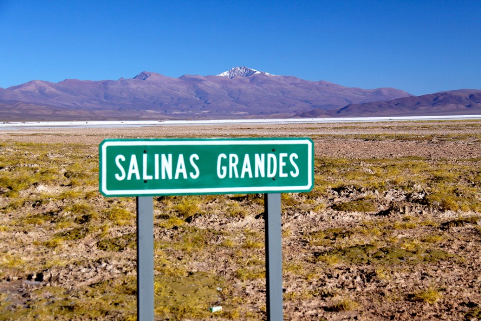 Соляная пустыня в Аргентине