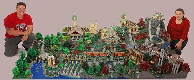 «Властелин Колец» из 200 тысяч LEGO-деталей
