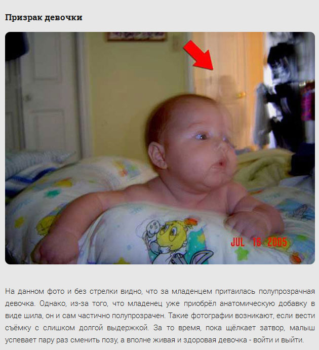 Правда о фотографиях «с привидениями»