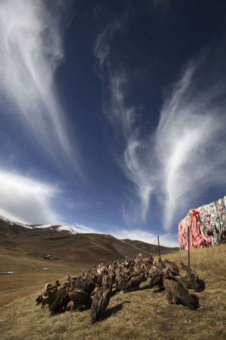 Небесные похороны в Тибете 