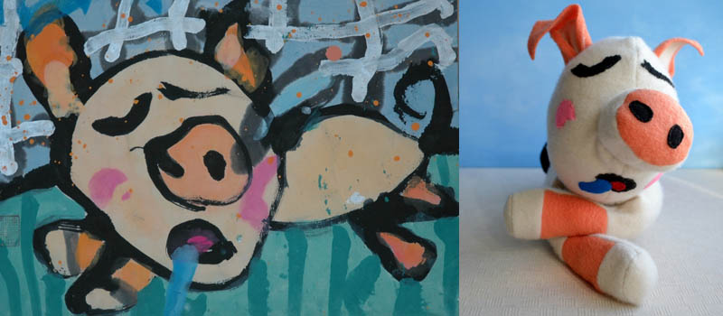 Игрушки, созданные по рисункам детей