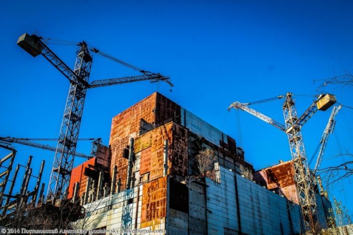 Недостроенный 5-й блок Чернобыльской АЭС