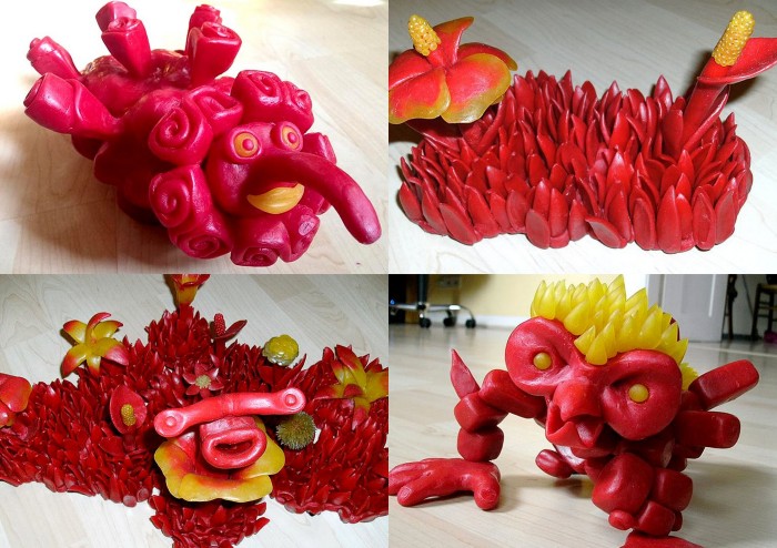 Необычные работы из воска для сыра