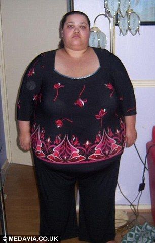 Женщина самостоятельно похудела на 127 кг 
